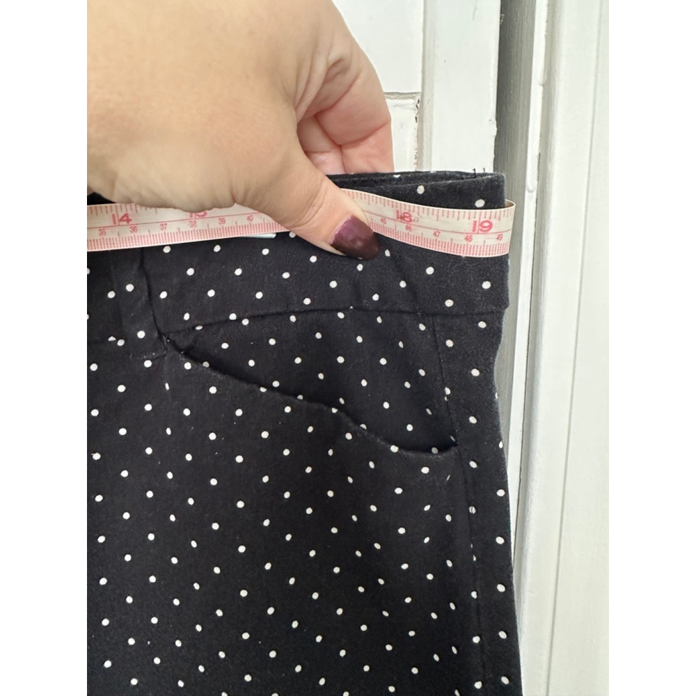 Size 18 polka dot Old Navy high waisted stretch pixie pant ankle length - Picture 6 of 7